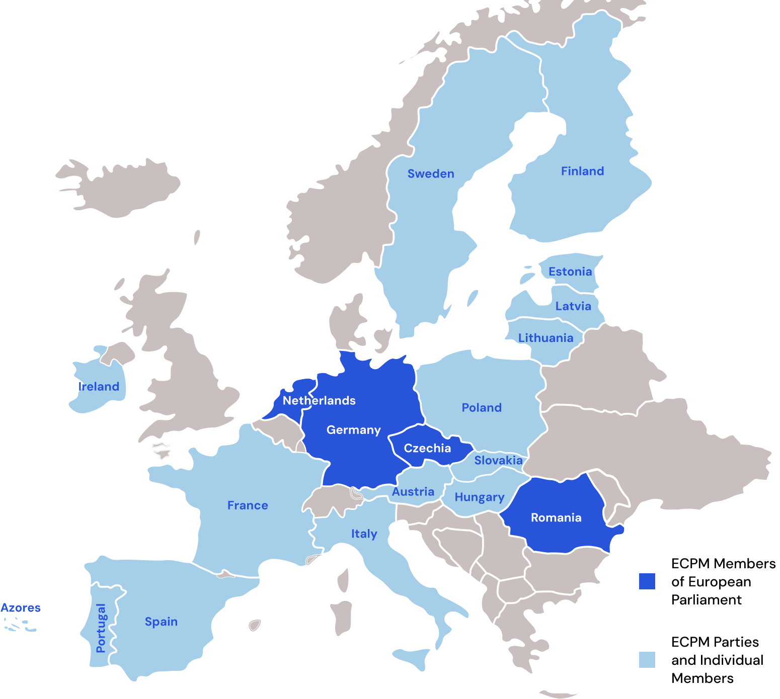 Europe map