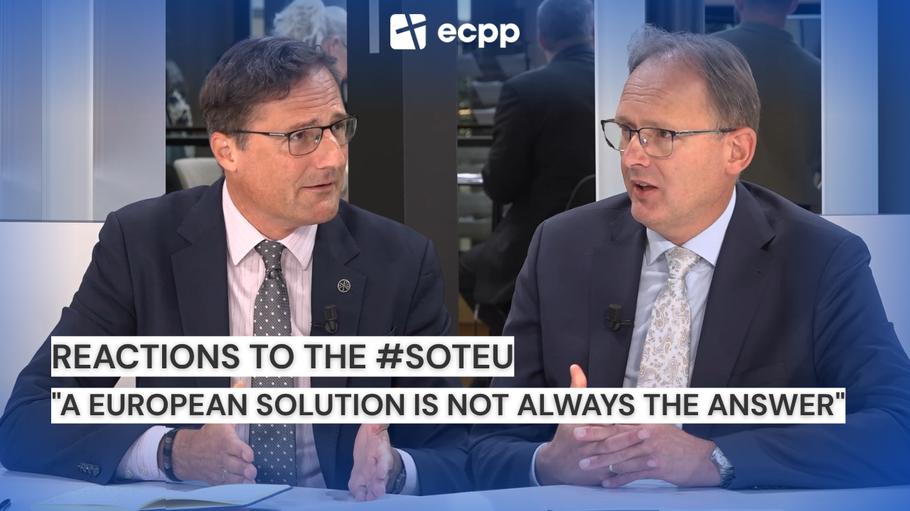 ECPP Vice President Ruissen Reacts to SOTEU: “A European Solution Is Not Always the Answer”
