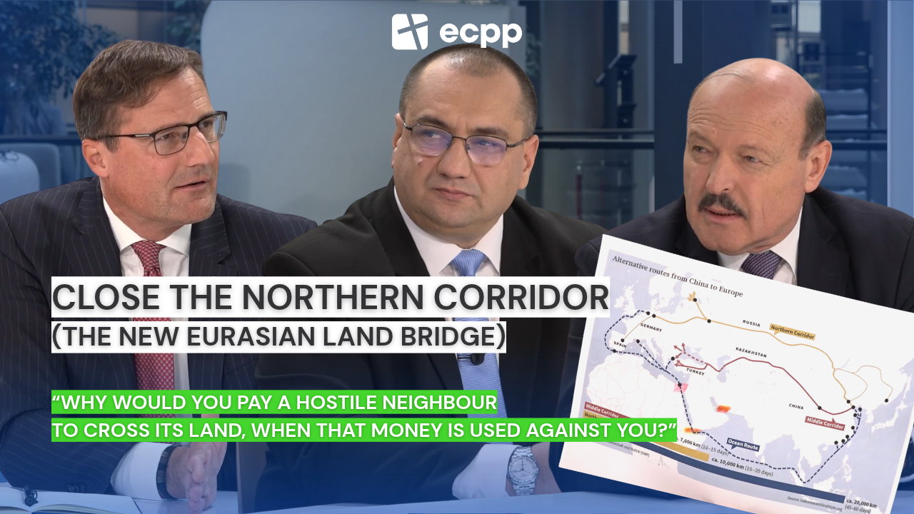 MEP Cristian Terheș and ECPP President Valeriu Ghilețchi Discuss the Black Sea, Trade Corridors & Peace