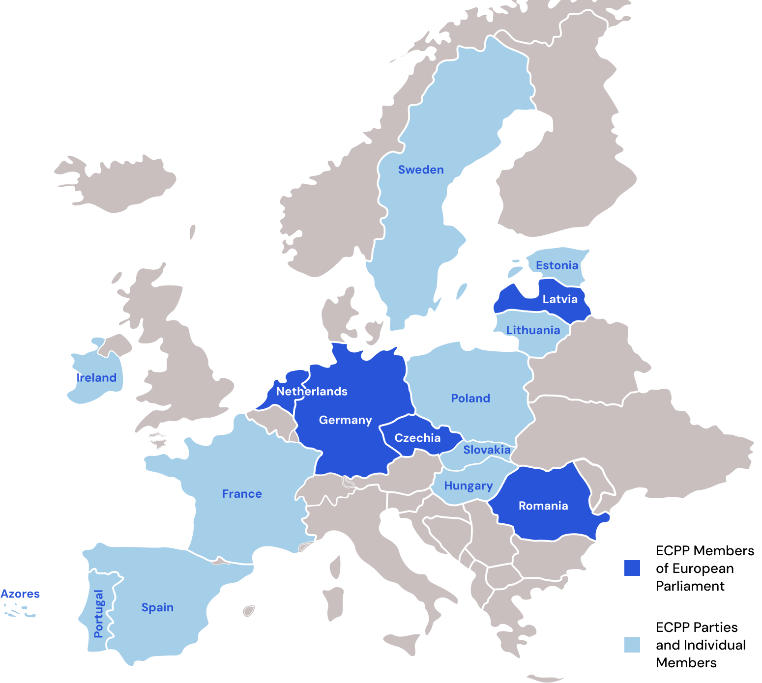 Europe map
