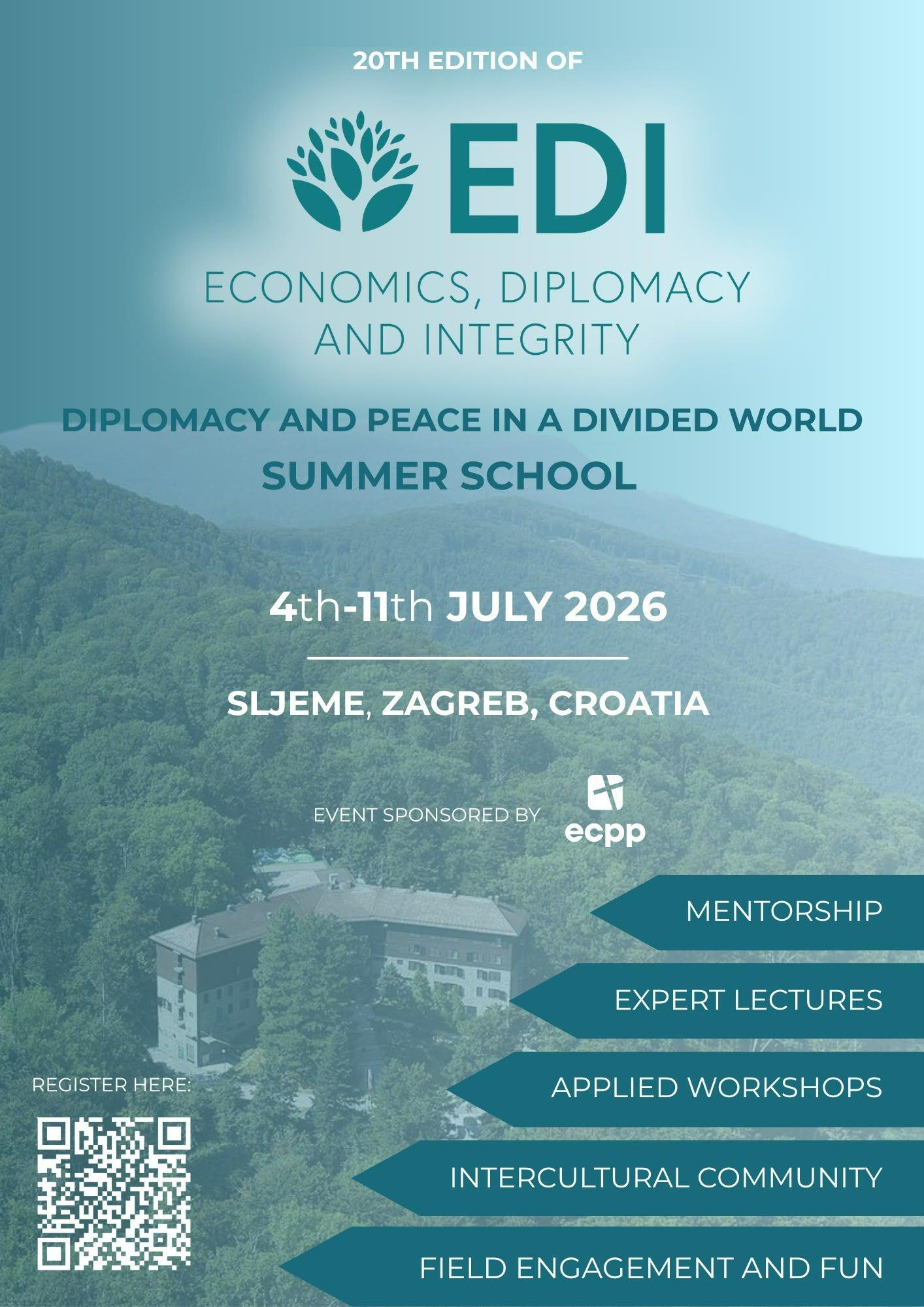 Economics, Diplomacy and Integrity 2026: Diplomacy and Peace in a Divided World